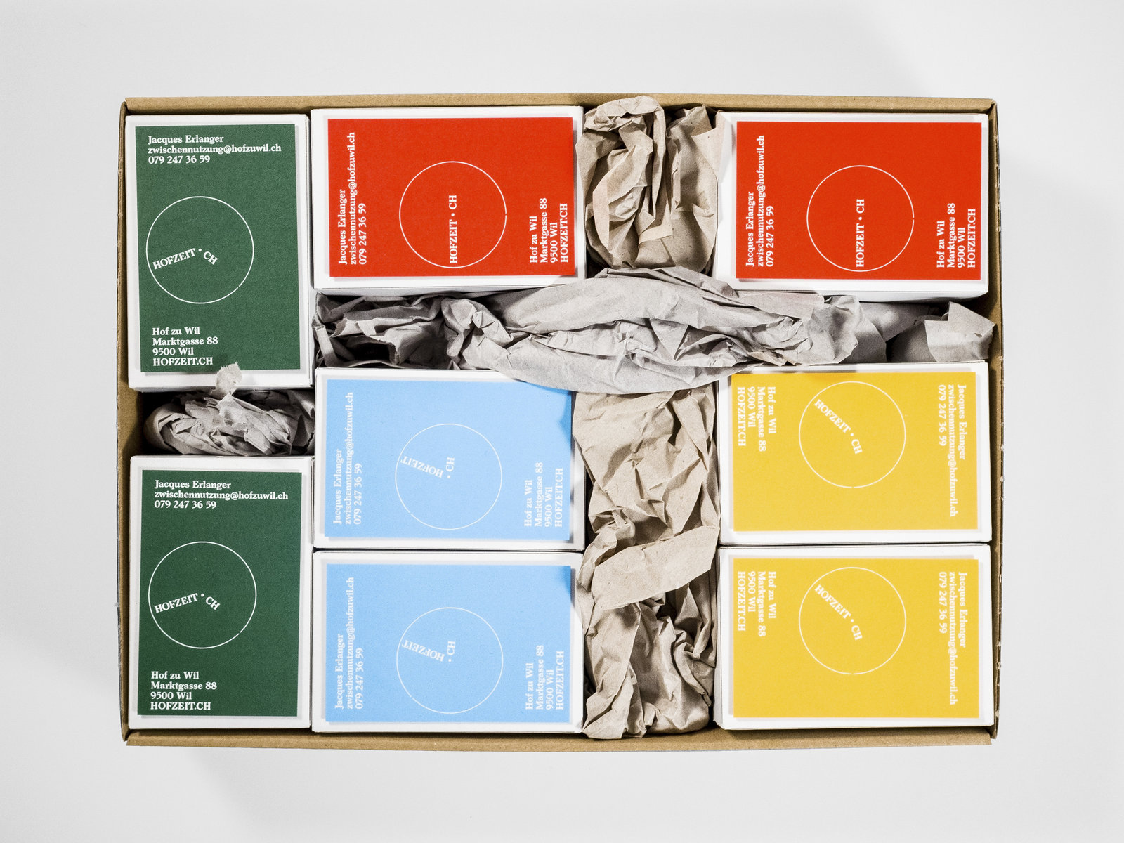 Visitenkarten Hofzeit im Hof zu Wil