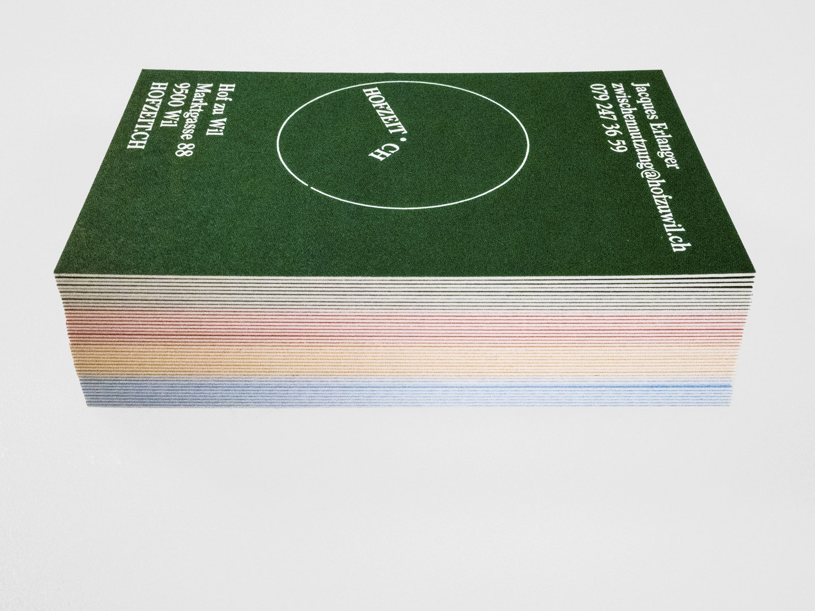 Visitenkarten Hofzeit im Hof zu Wil