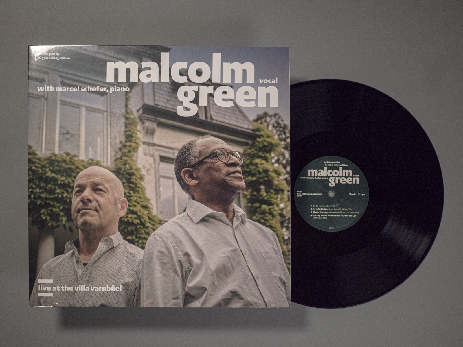 Die Reenactment-Platte in Limitierter Auflage: Malcolm Green – Live at the Villa Varnbüel