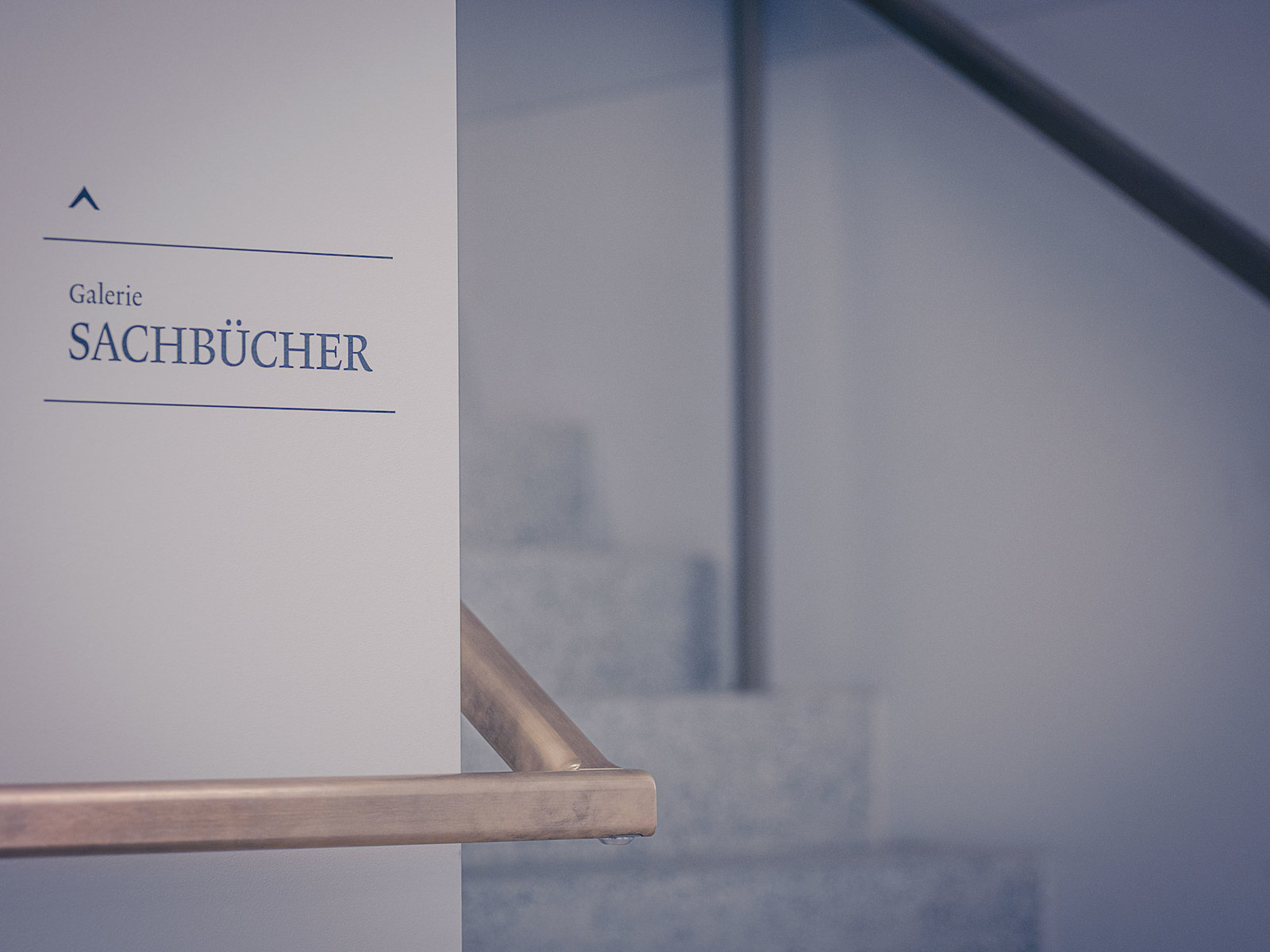 Signaletik Stadtbibliothek Chur