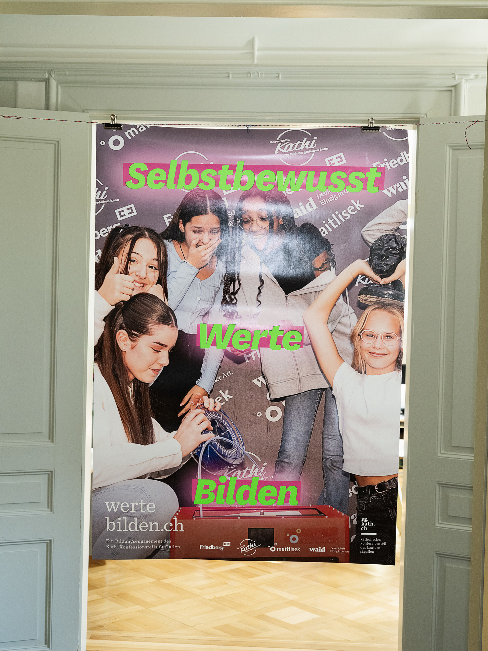 Plakate Werte bilden