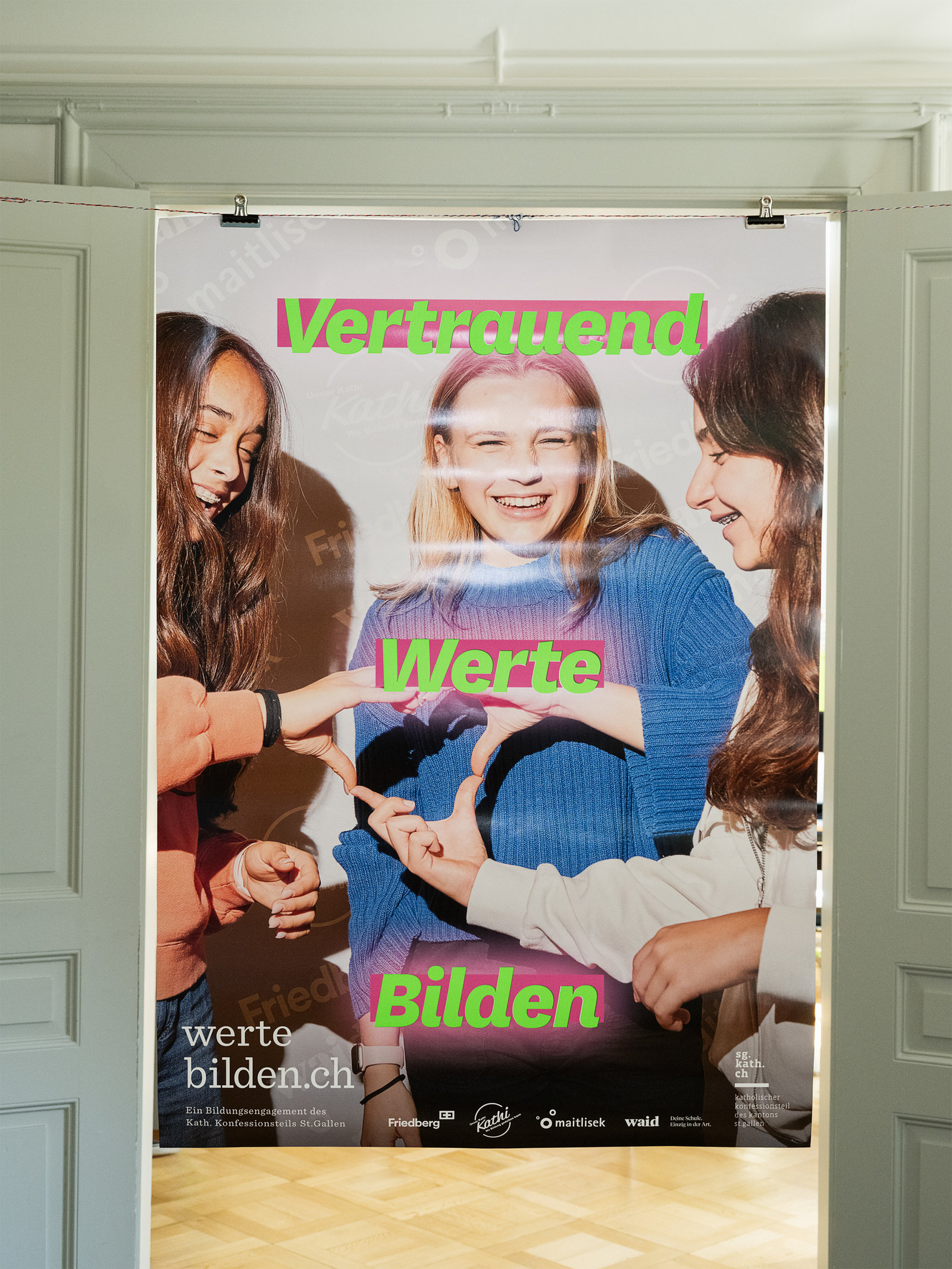 Plakate Werte bilden