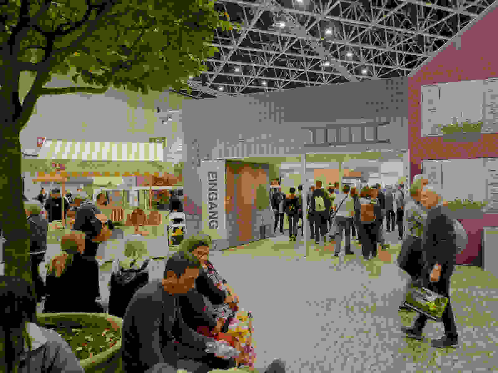 Messestand Erlebnis Nahrig – Dorfplatz LID