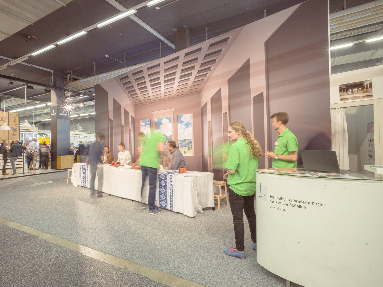 Messestand Evangelisch-reformierte Kirche