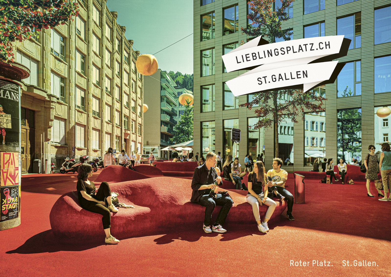Kampagne über Lieblingsplätze der Standortförderung Stadt St.Gallen