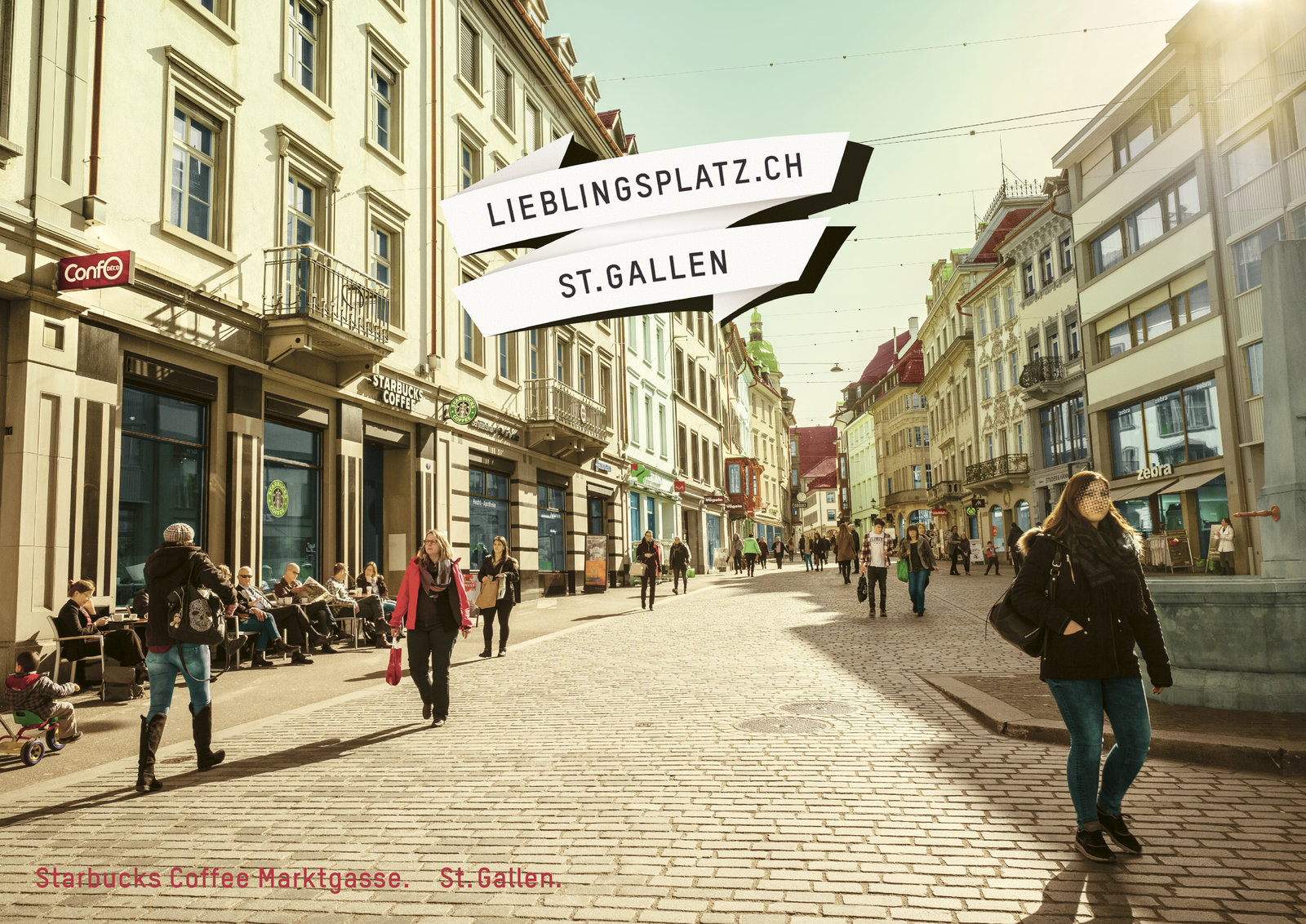 Kampagne über Lieblingsplätze der Standortförderung Stadt St.Gallen