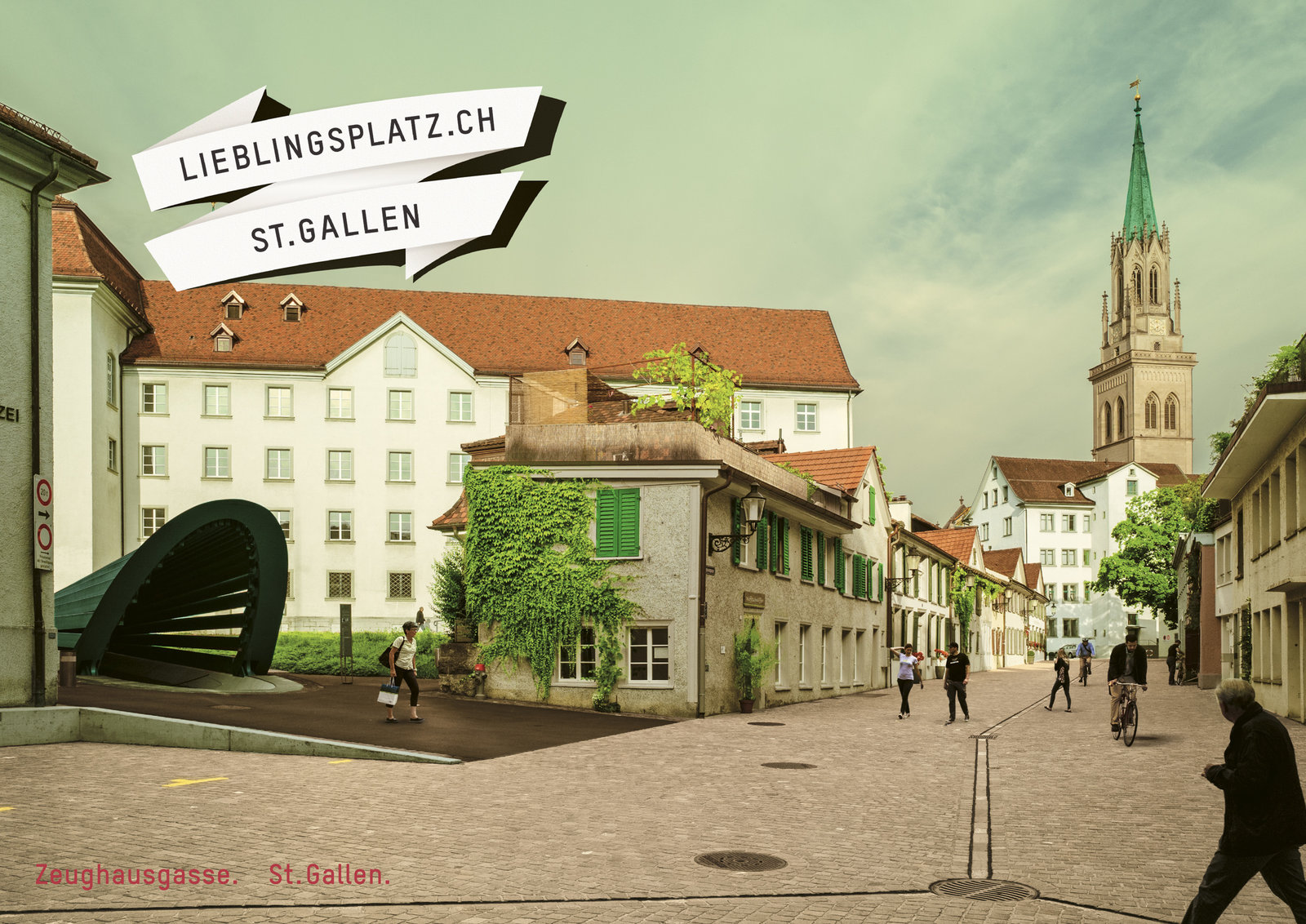 Kampagne über Lieblingsplätze der Standortförderung Stadt St.Gallen