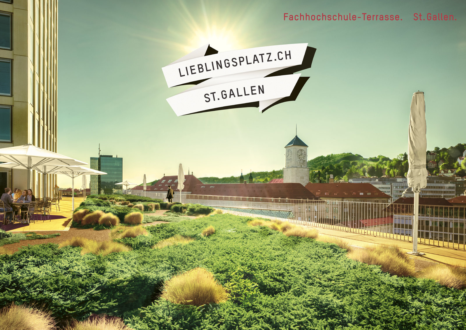 Kampagne über Lieblingsplätze der Standortförderung Stadt St.Gallen