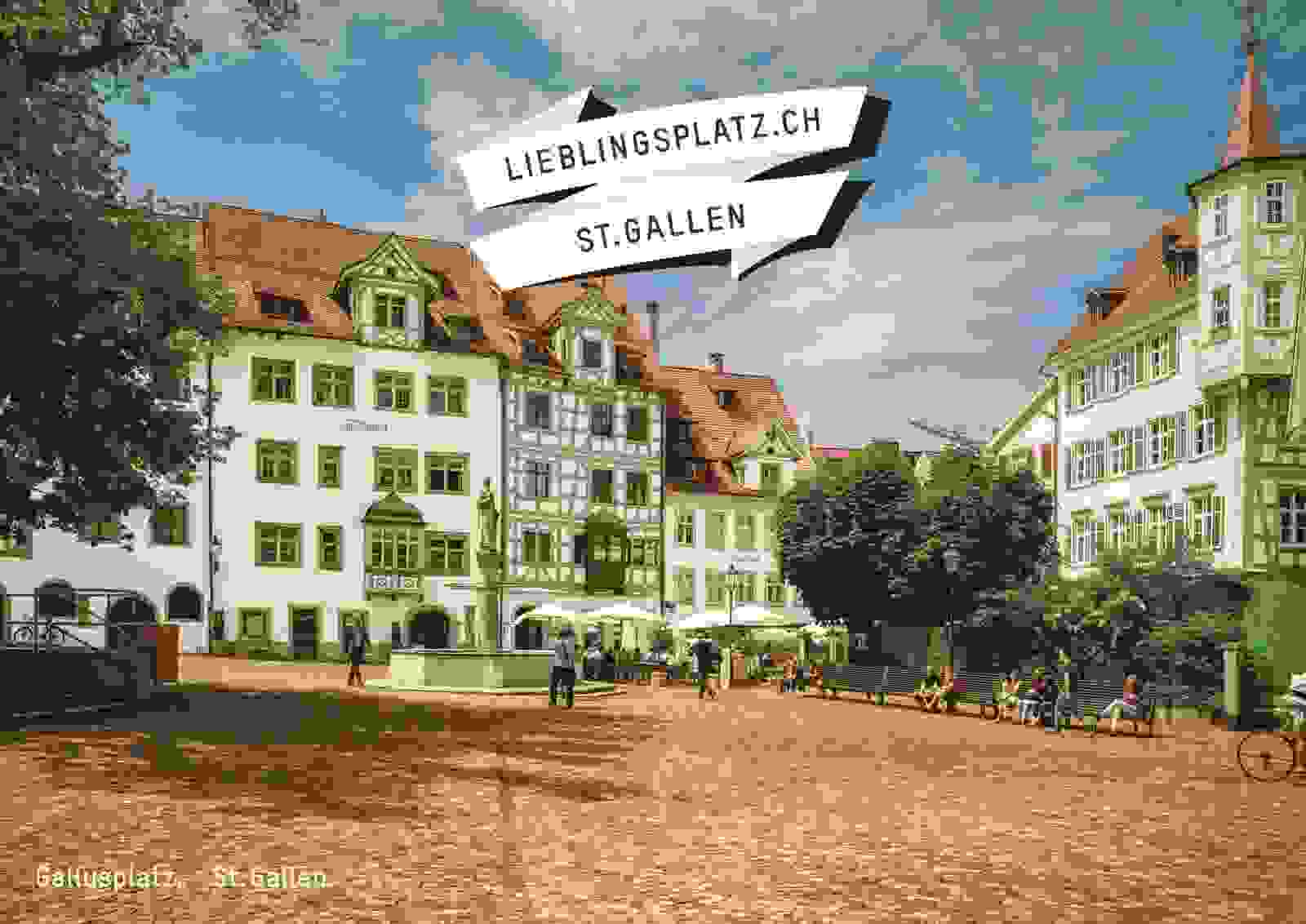 Kampagne über Lieblingsplätze der Standortförderung Stadt St.Gallen