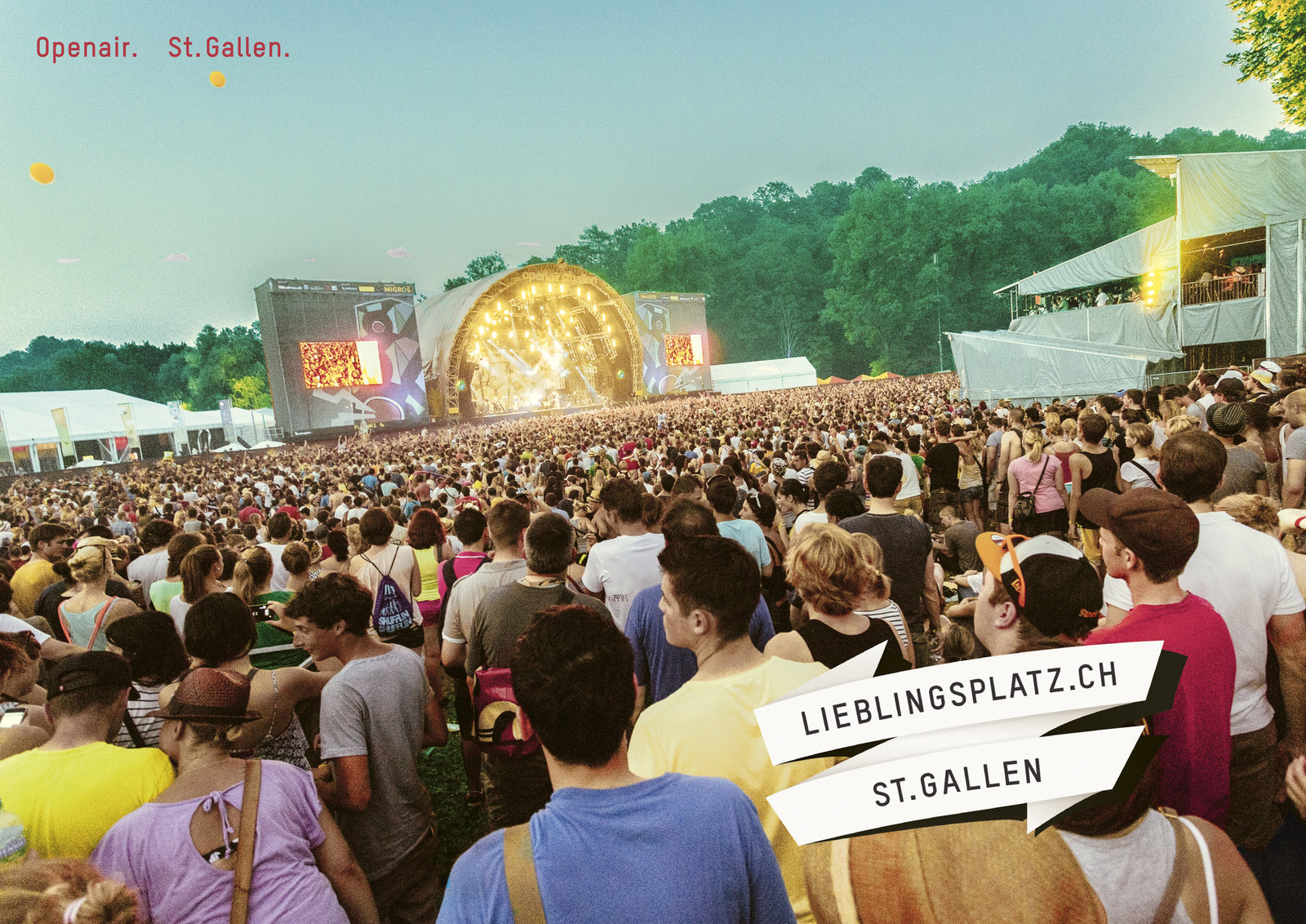Kampagne über Lieblingsplätze der Standortförderung Stadt St.Gallen