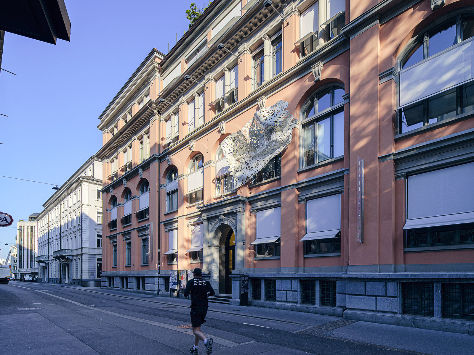 Fassadengestaltung StGall im Textilmuseum St.Gallen