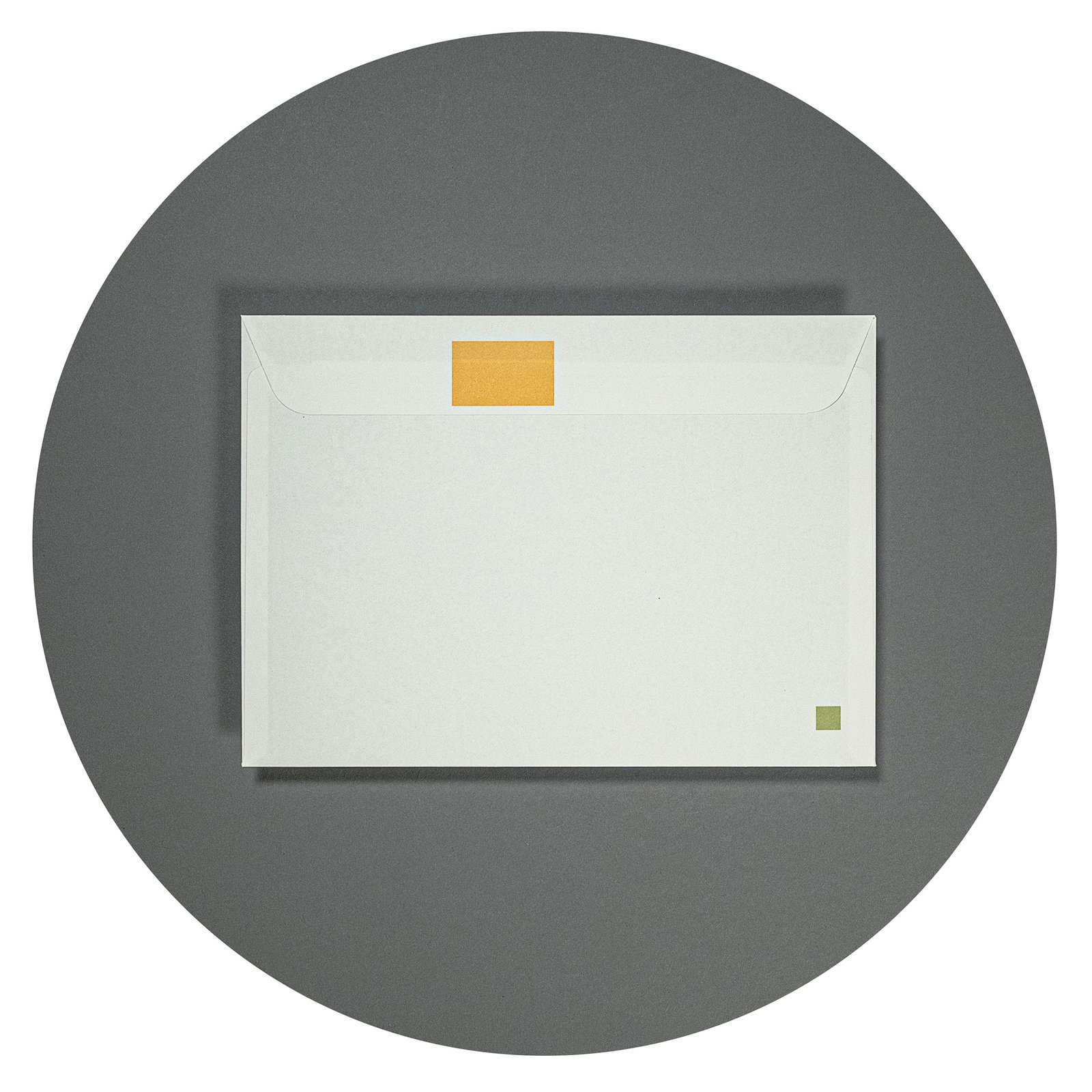 Briefschaft gelbgruen