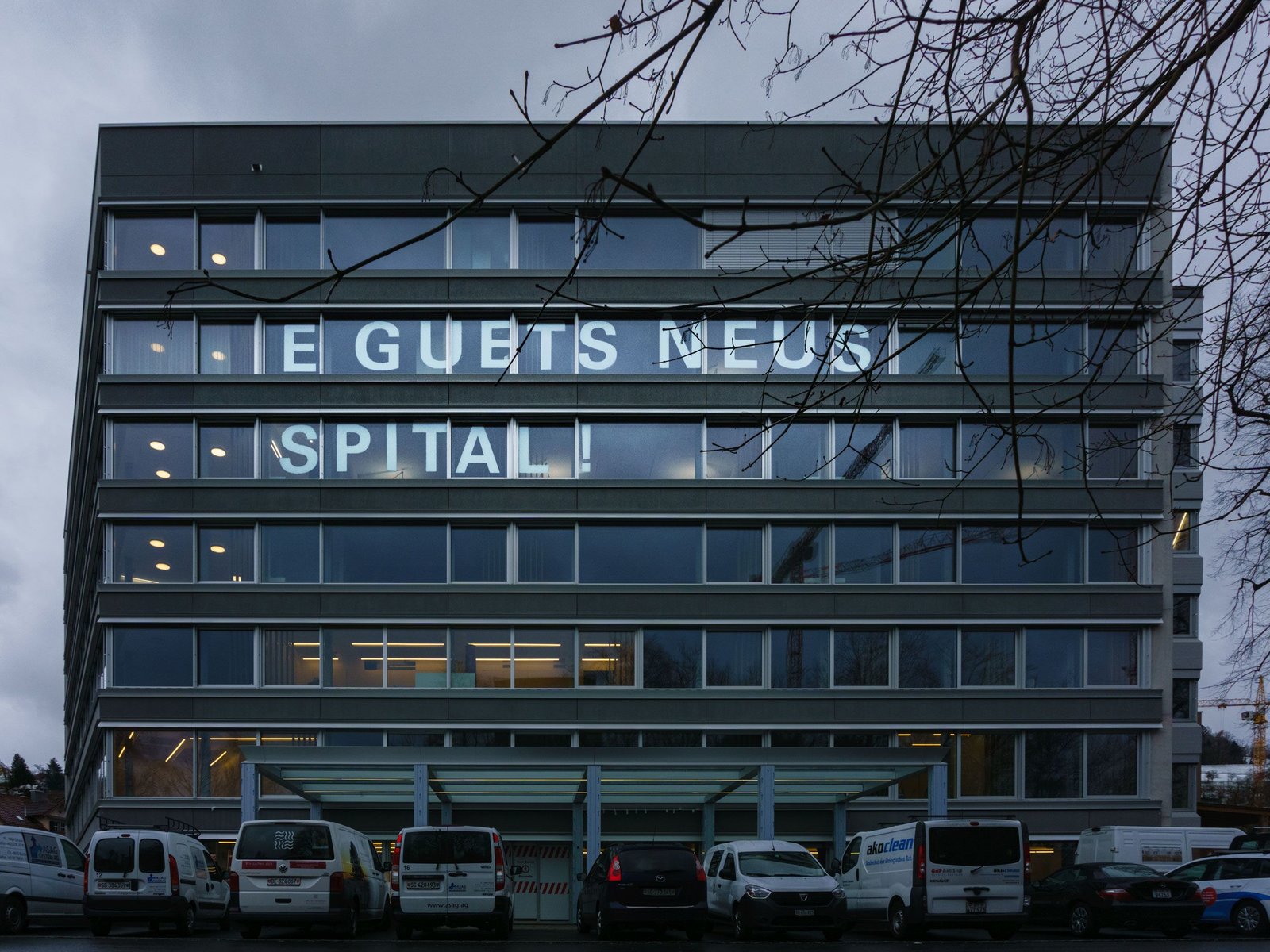 Fassadenkommunikation - Geriatrische Klinik