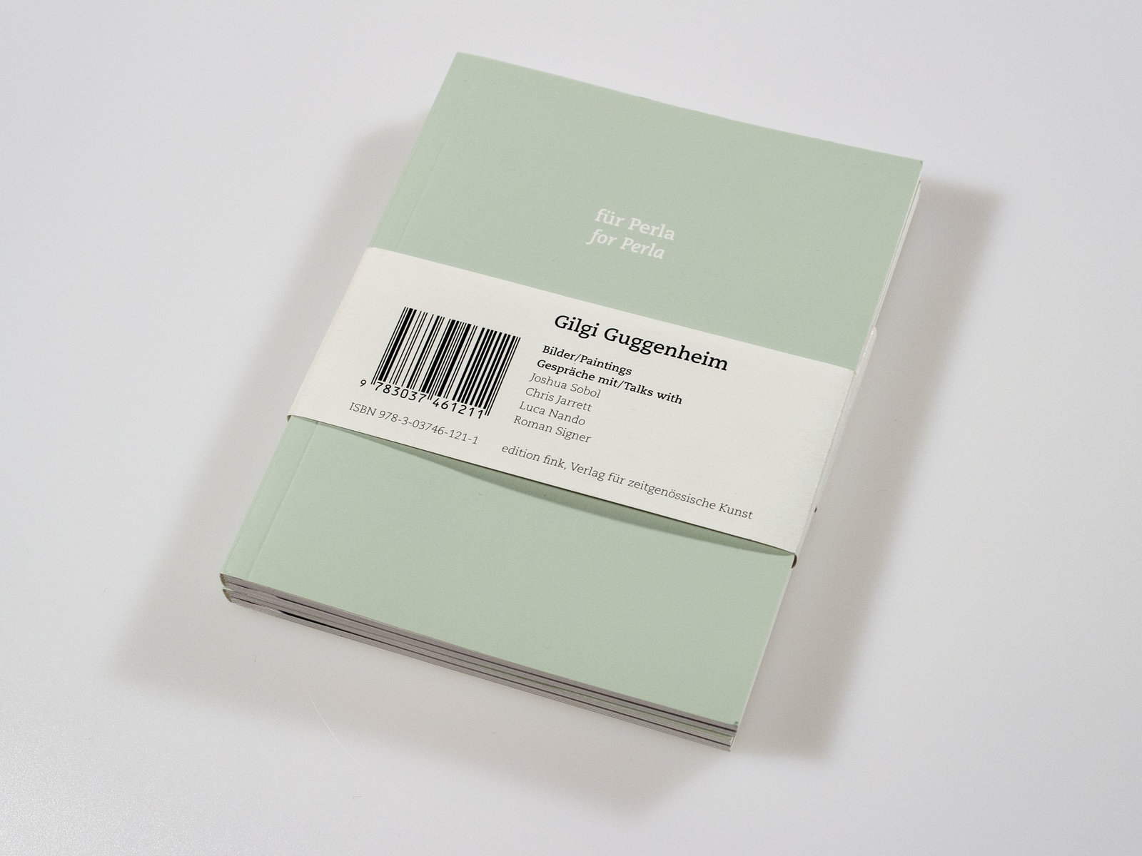 Buchgestaltung «für Perla» Edition Fink