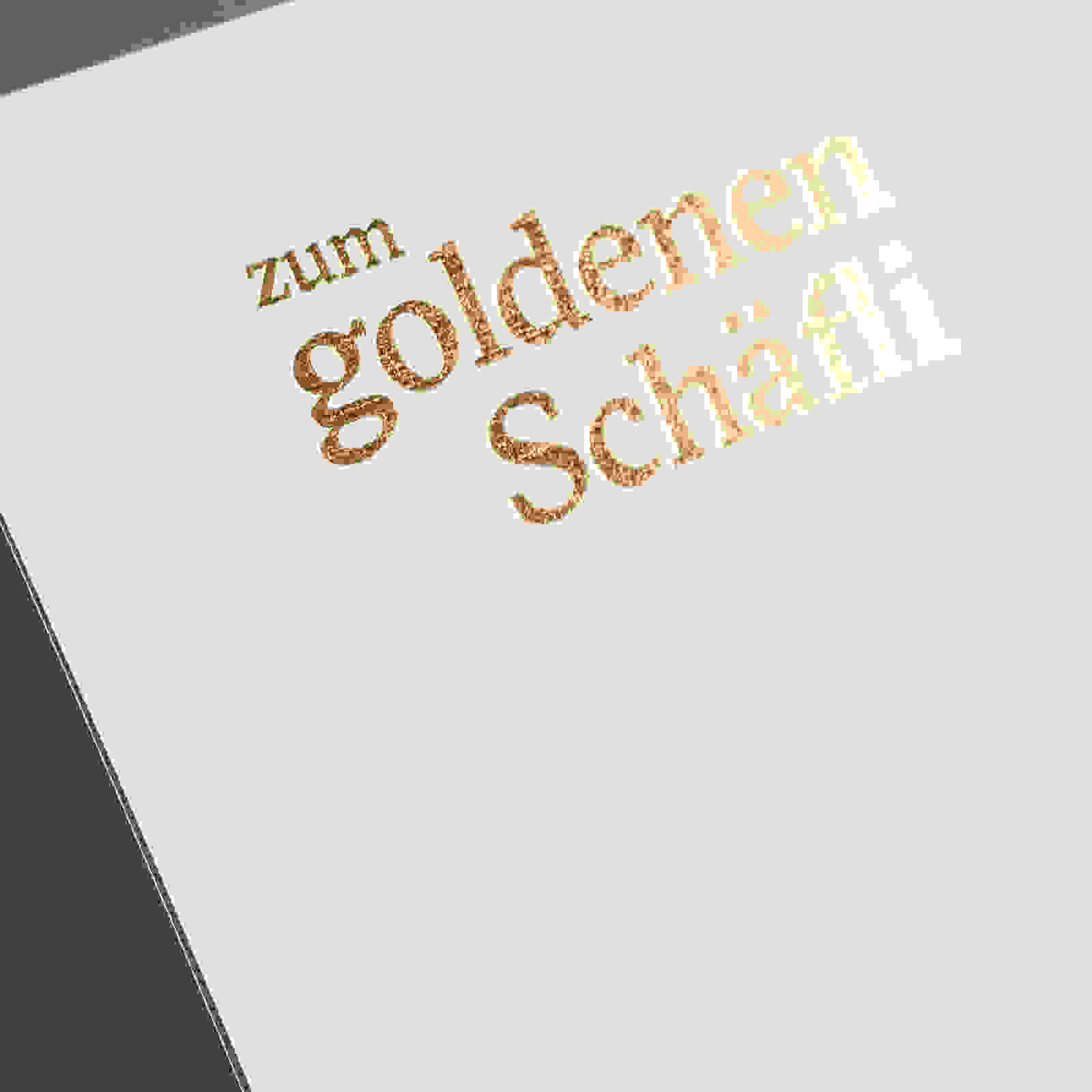 Corporate Design Zum goldenen Schäfli