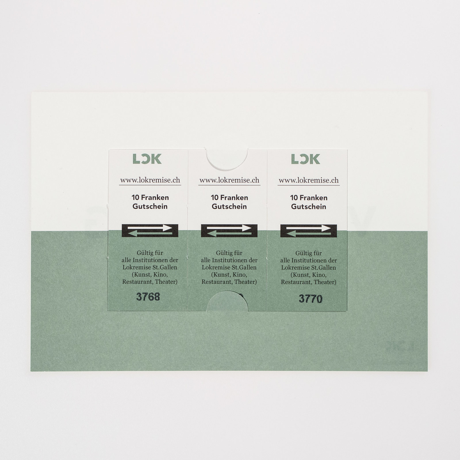 Gutscheine der Lokremise St.Gallen