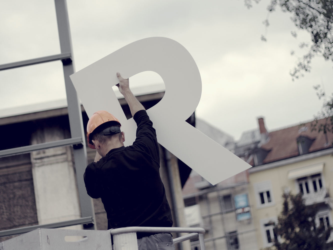 Typo-Wand Lokremise St.Gallen