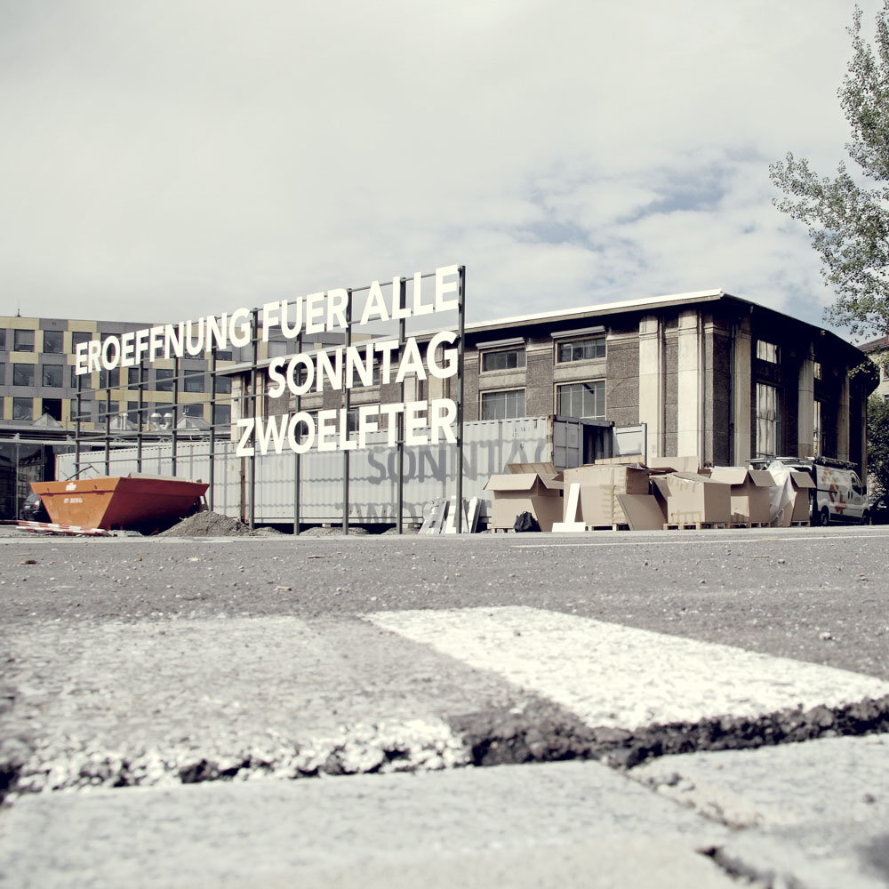 Typo-Wand Lokremise St.Gallen