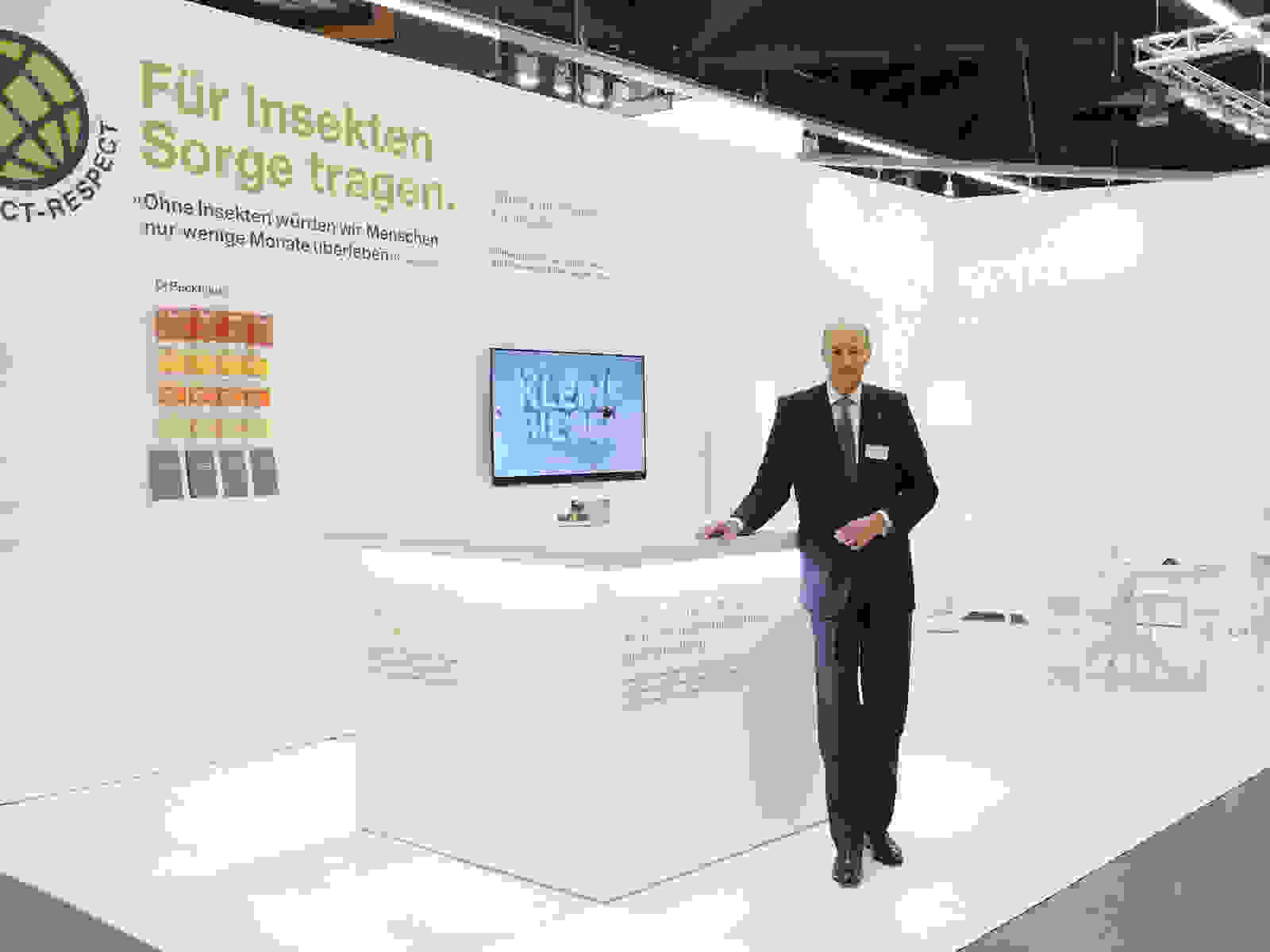 Messestand BioFach 2018 von Insect Respect