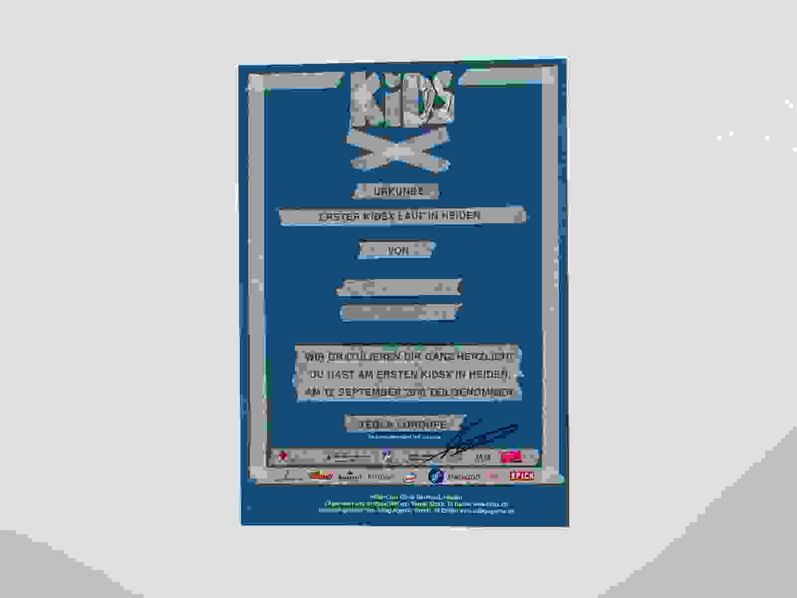 Flyer 1. Kinderlauf KidsX
