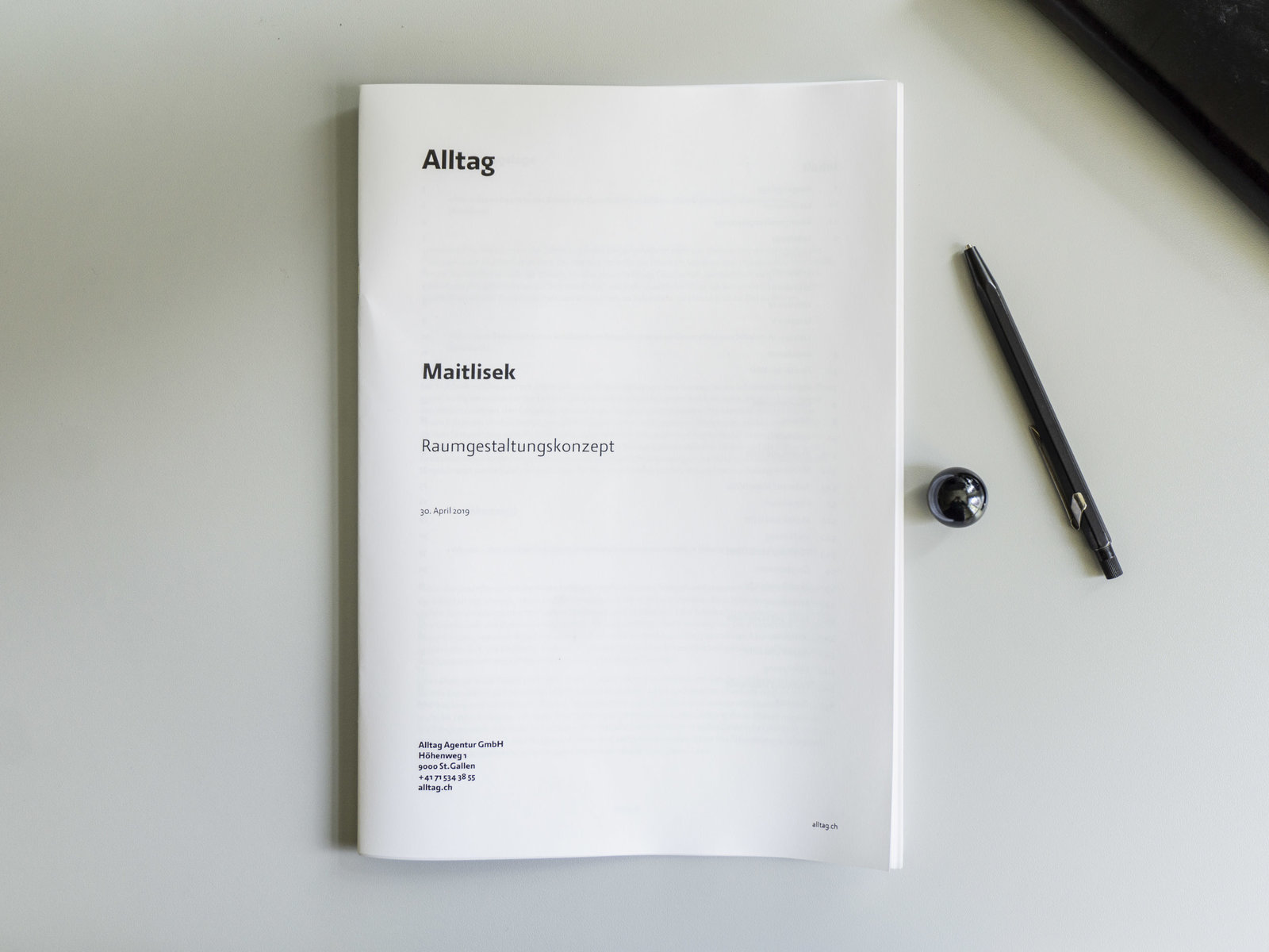 Raumgestaltungskonzept Maitlisek Gossau