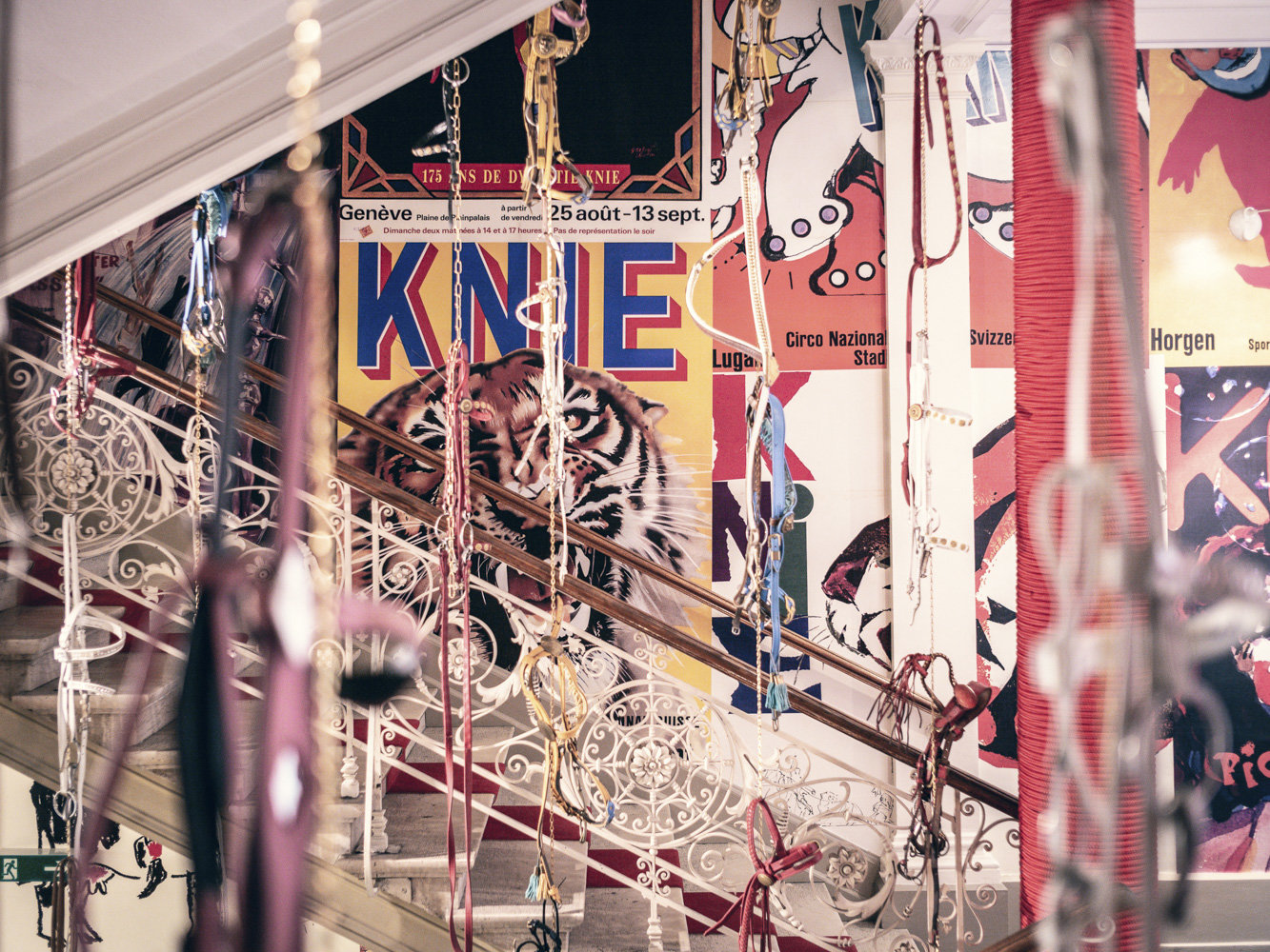 Ausstellungsgrafik und Szenografie Mode Circus Knie im Textilmuseum St.Gallen