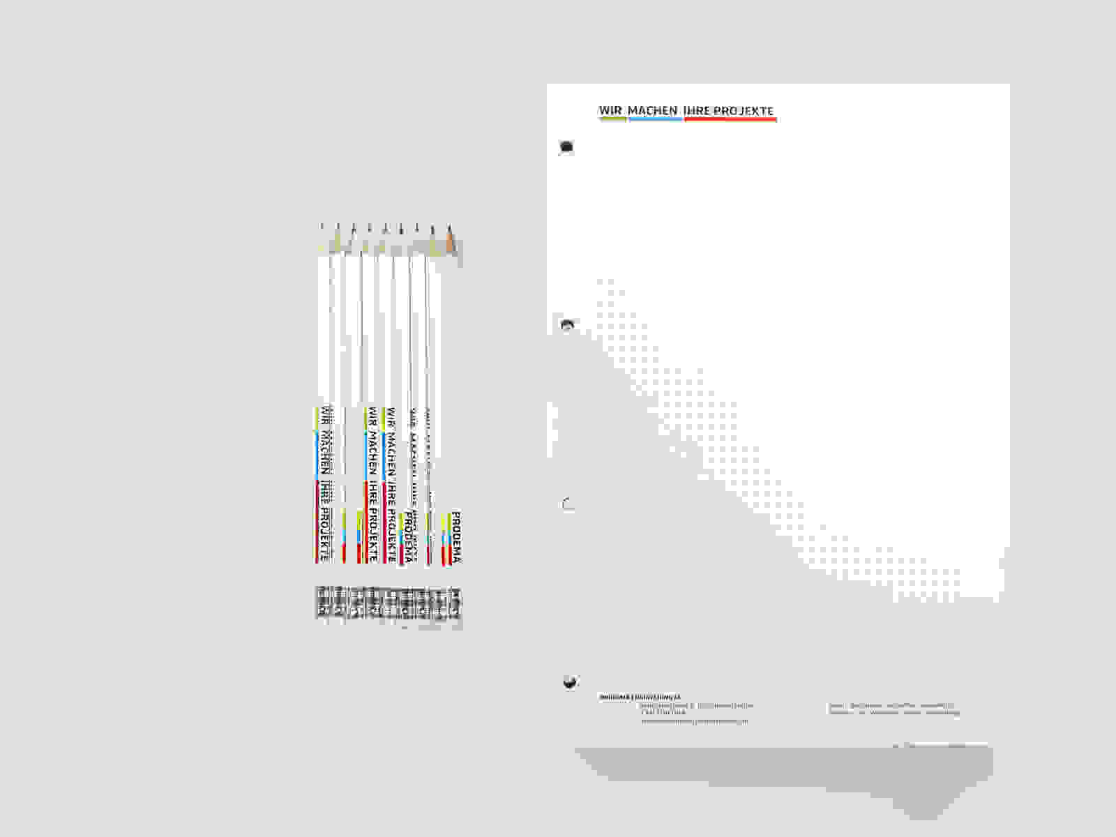 Block und Bleistift Prodema