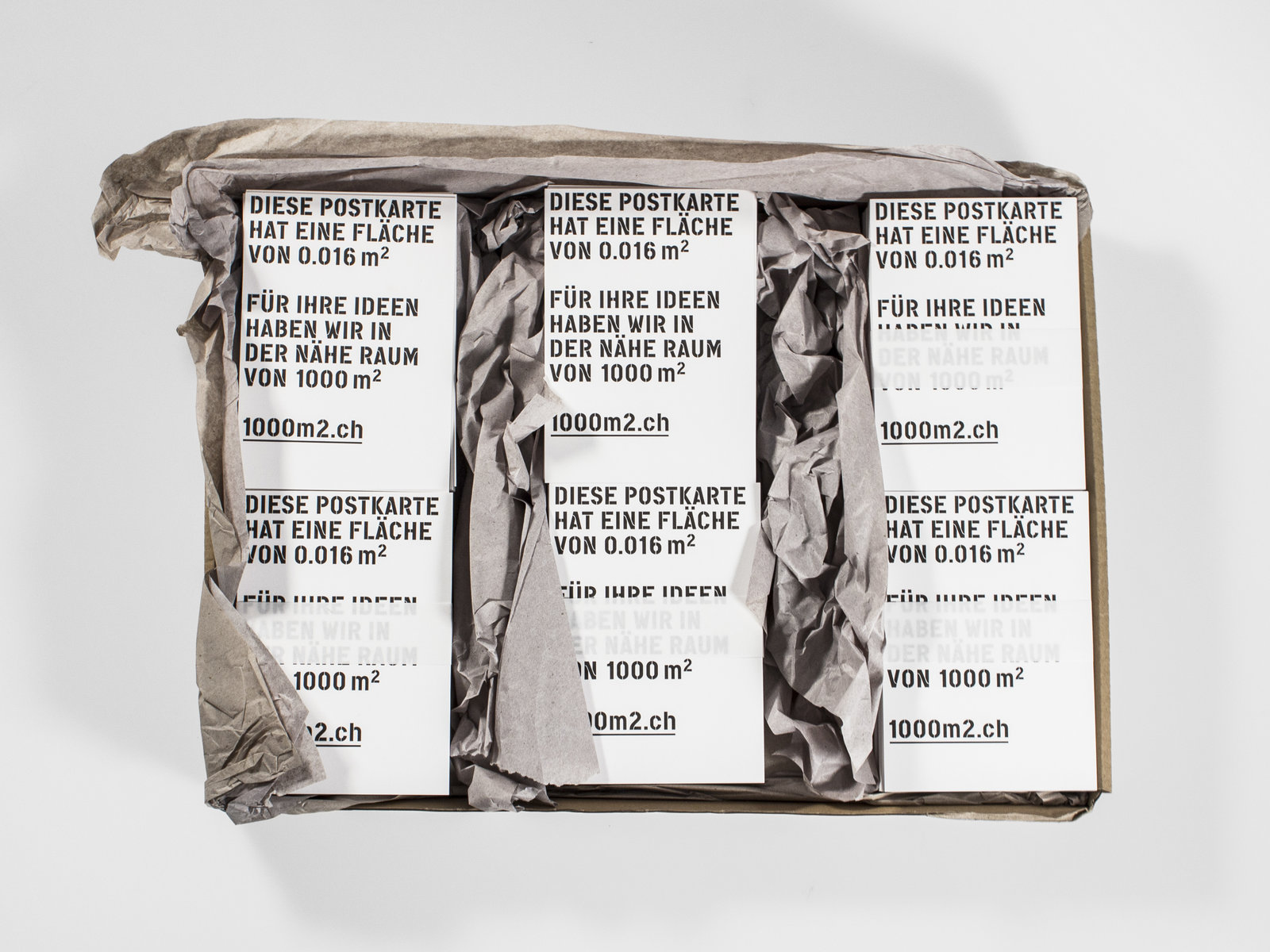 Visitenkarten 1000m2 von Maria baut