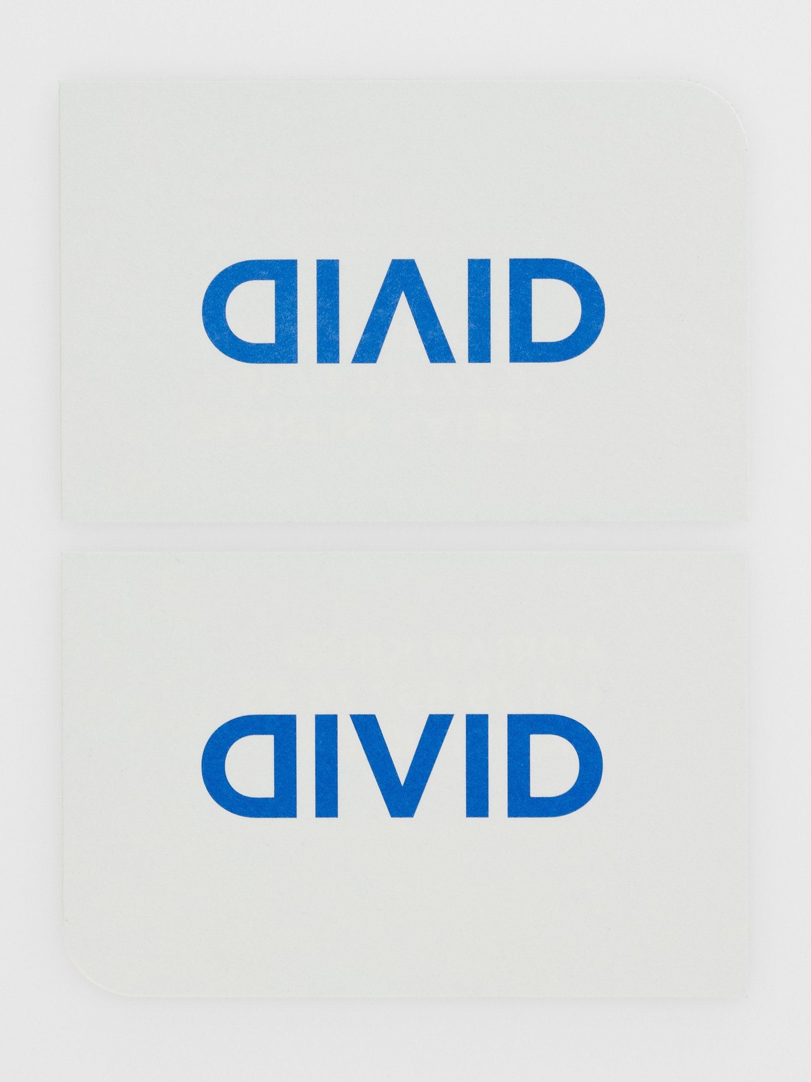 Korrespondenzkarten Divid