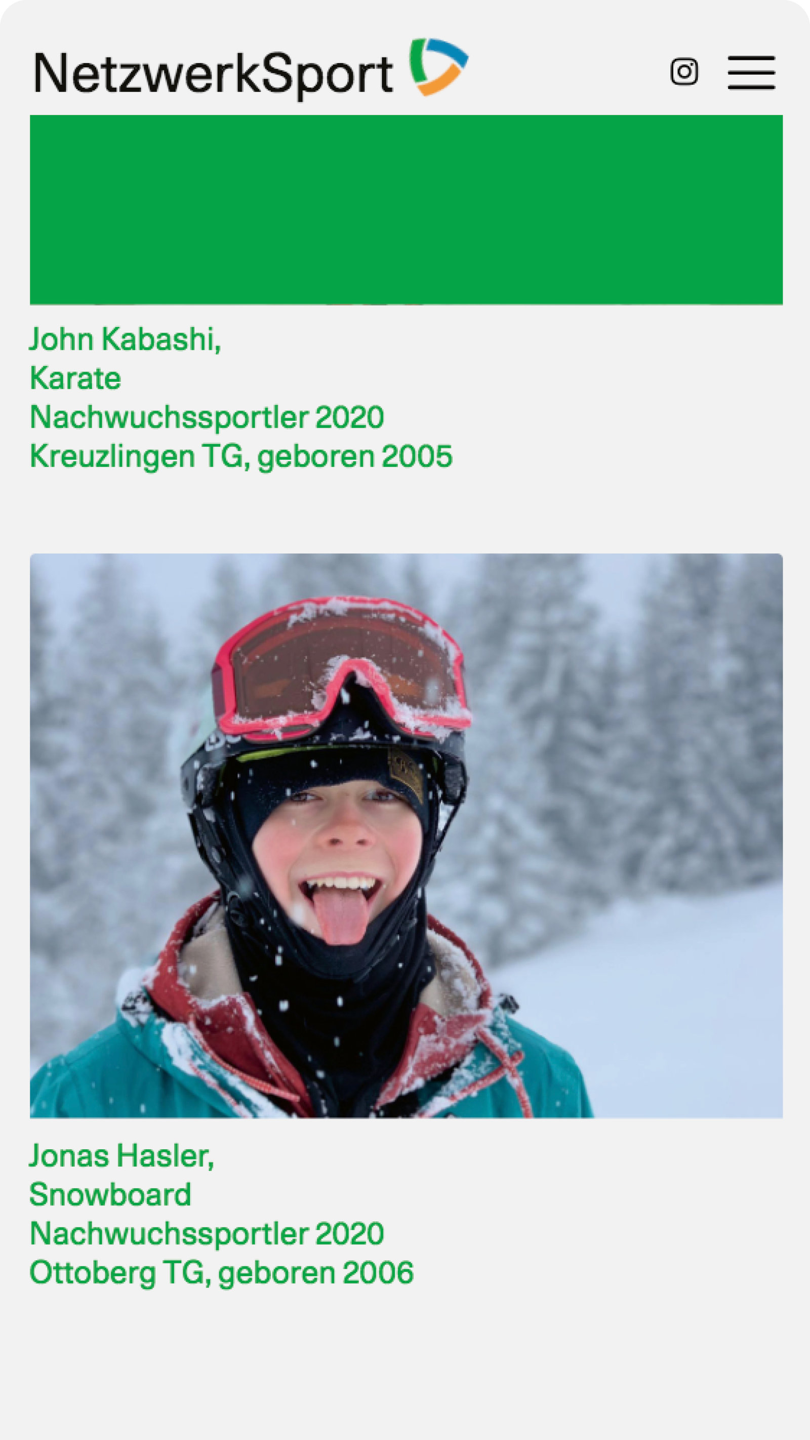 Webseite NetzwerkSport