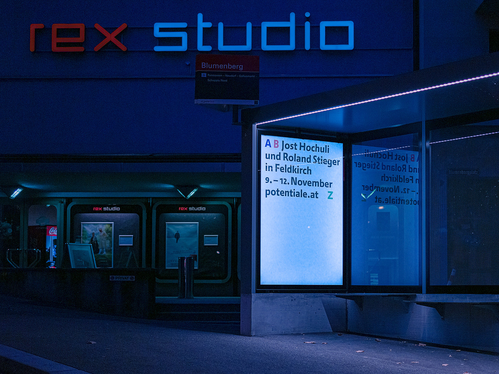 Ausstellung A B Jost Hochuli und Roland Stieger in Feldkirch Z