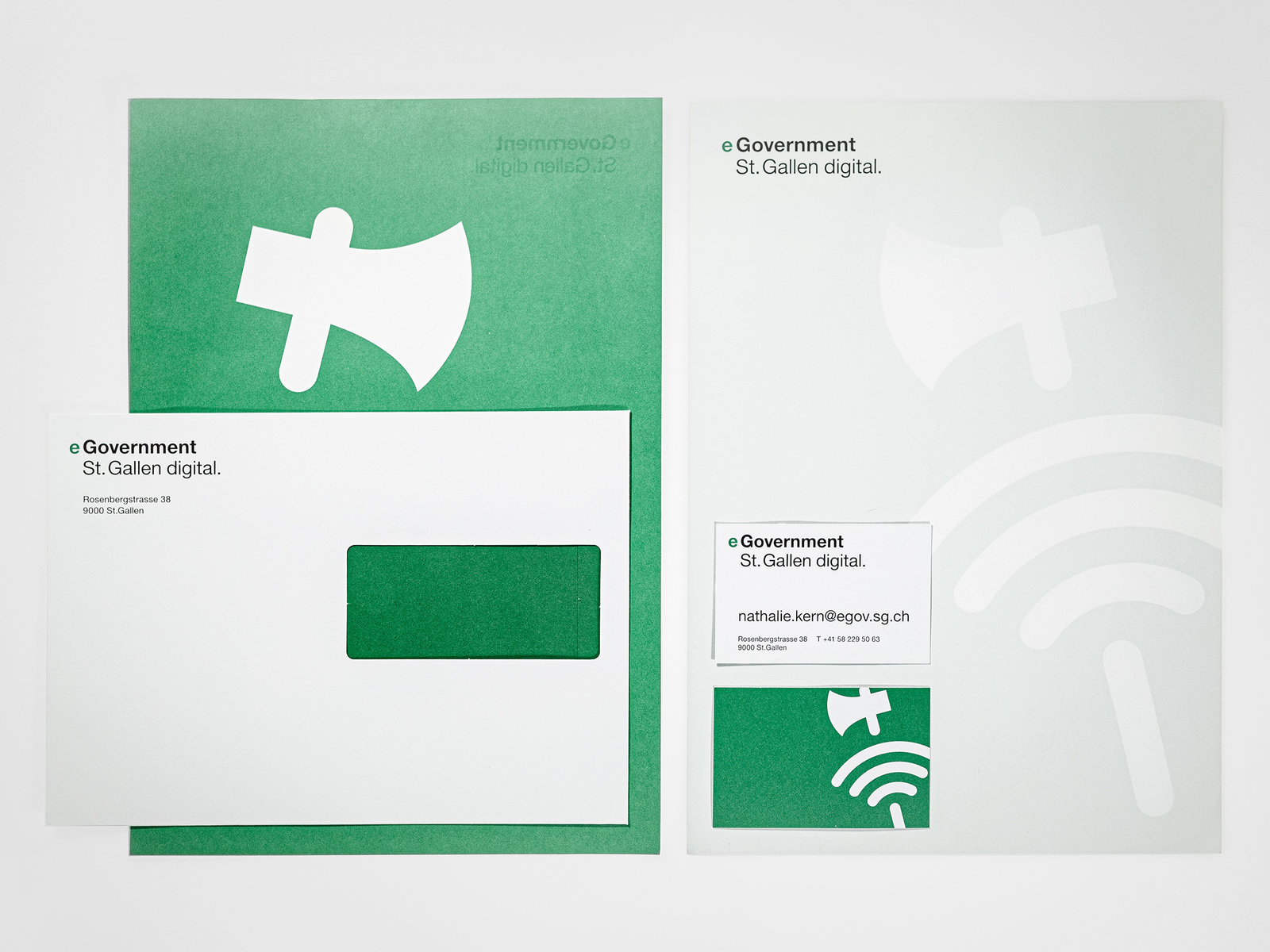 Briefschaft eGovernment St.Gallen digital.