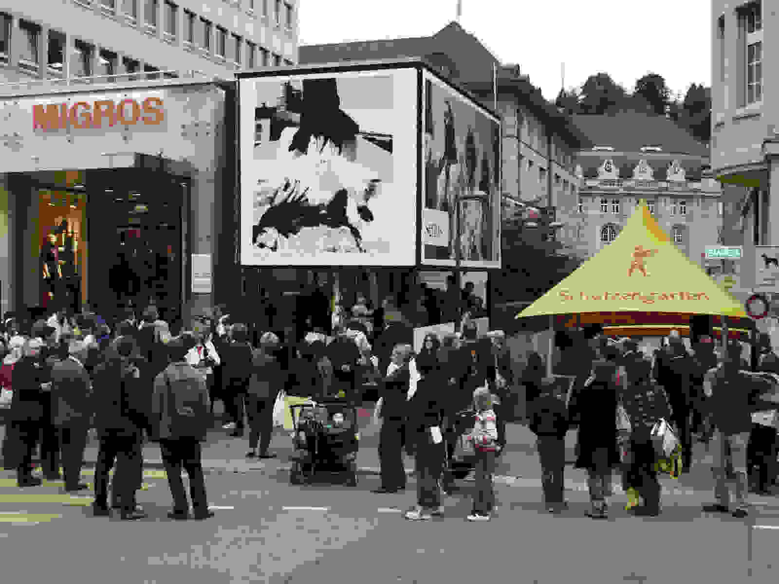 Guerilla Marktstand Sentis