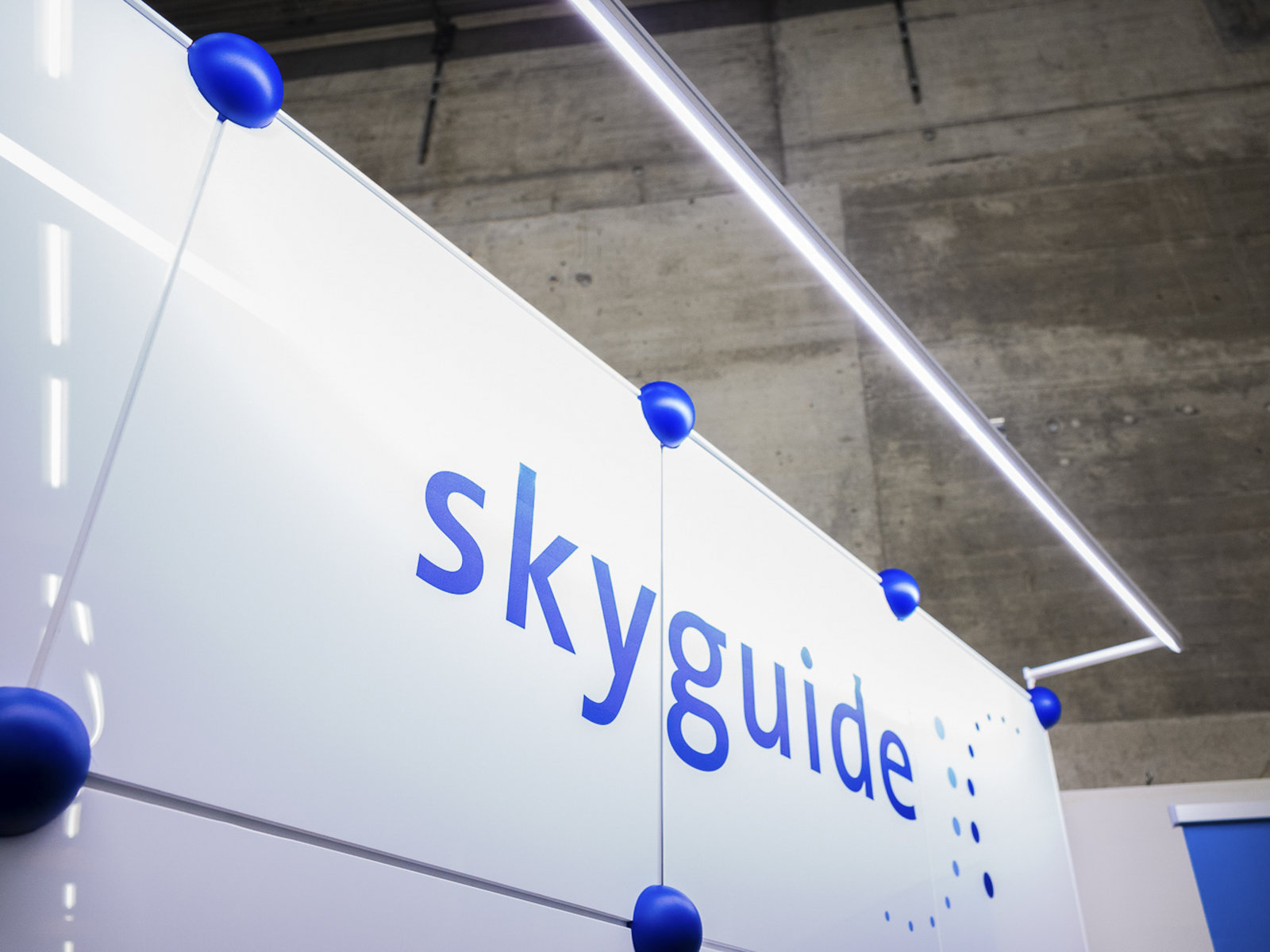 Messesystem Sysball bei Skyguide