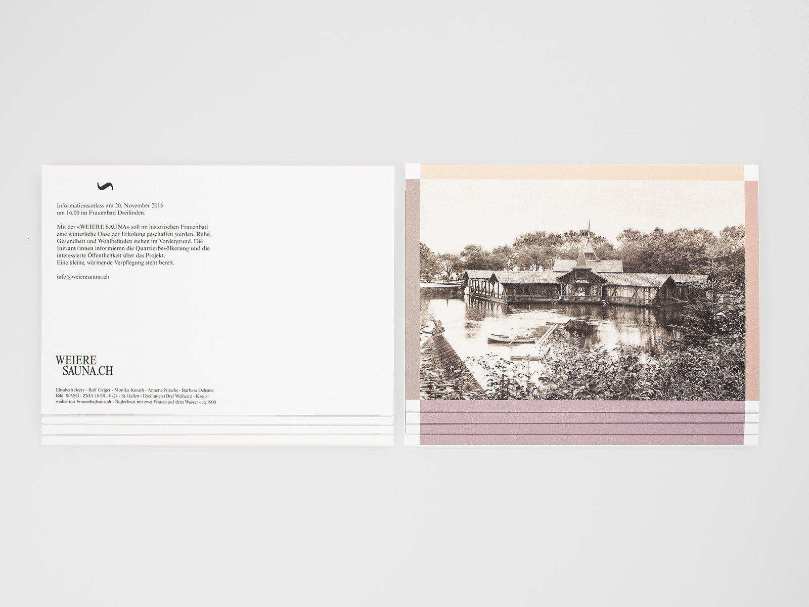 Postkarte Weiere Sauna