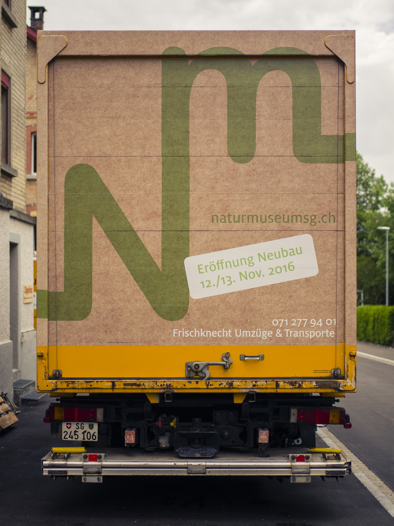 Umzugswagen Naturmuseum