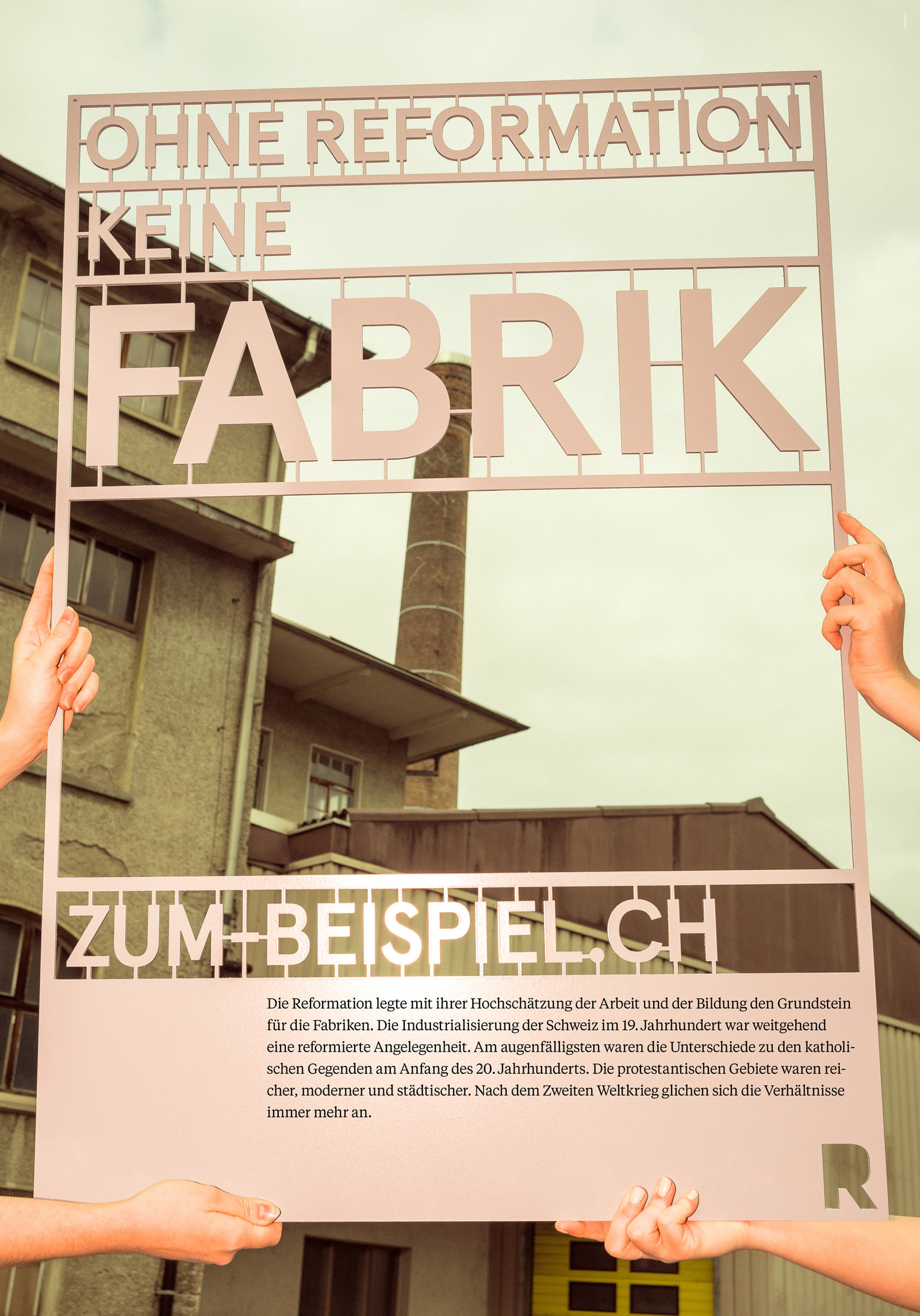 Plakate zum-Beispiel.ch der Evangelisch-reformierten Kirche